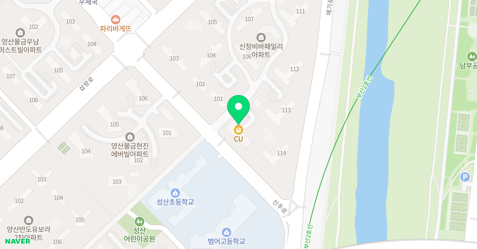 성산주향 음악학원 위치