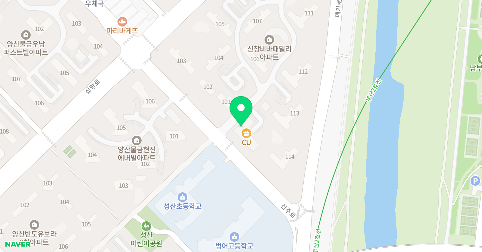 꿀 수학학원 위치