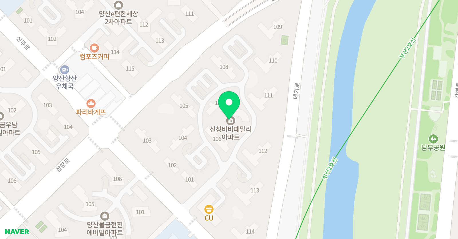 미래엔수학 양산 신창비바교실 위치