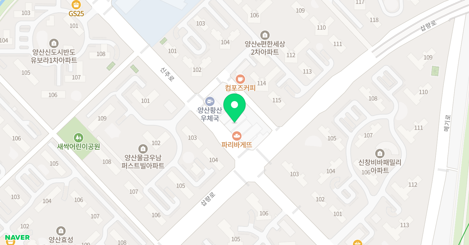 터닝포인트영어학원 위치