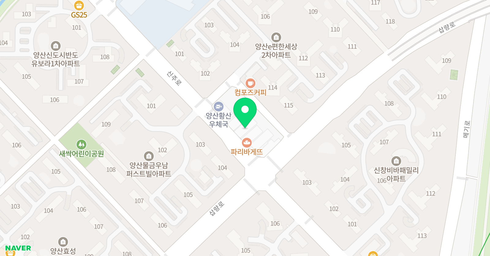 쏠티 음악학원 위치