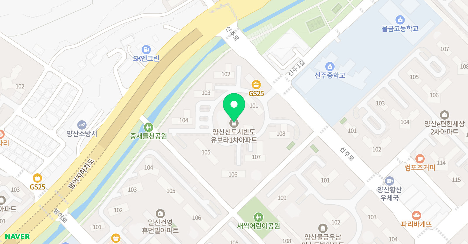 잉글리시아이 양산황산초점 위치