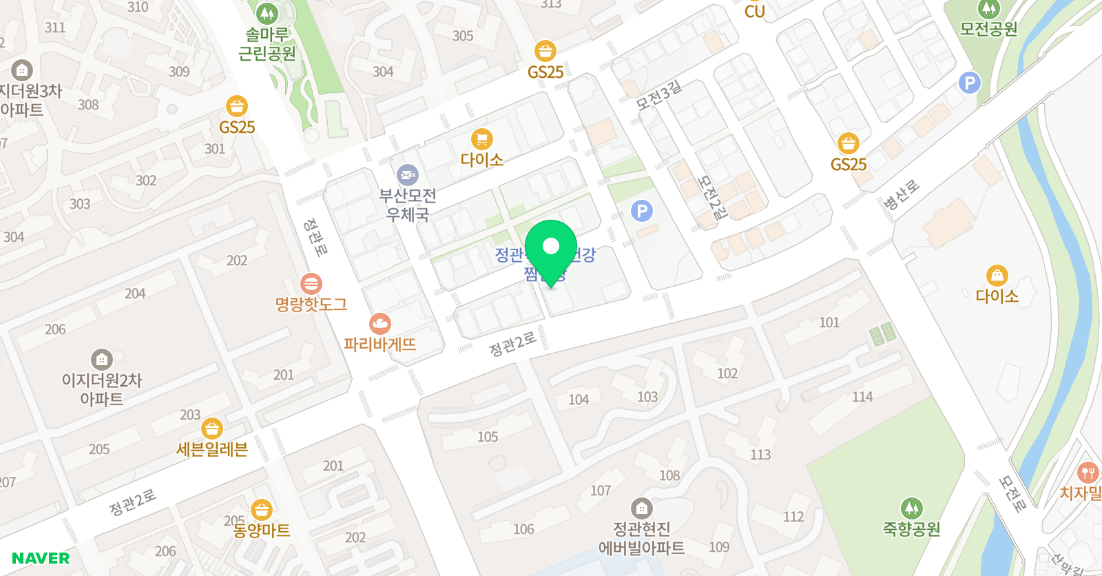 유성 태권도 위치