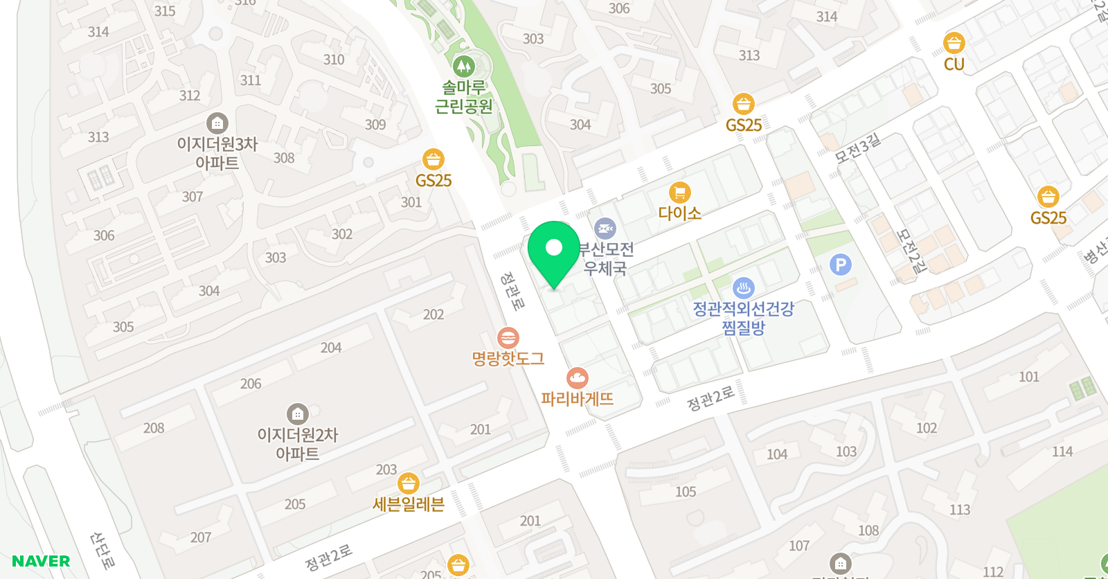 두드림 음악학원 위치