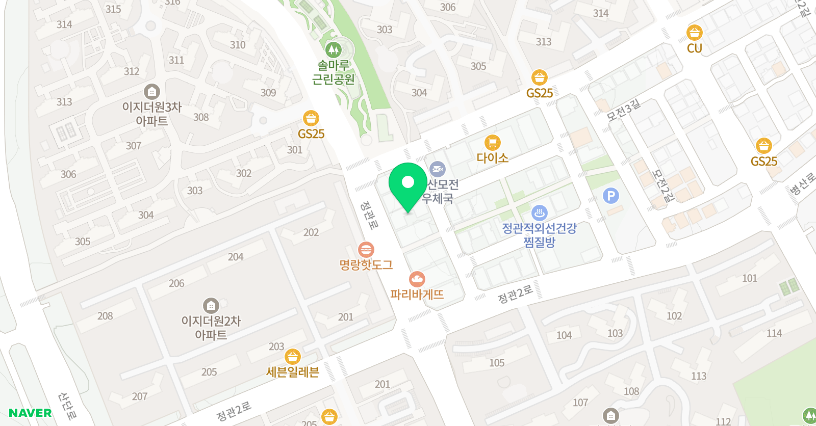 더플랜비 영어학원 위치