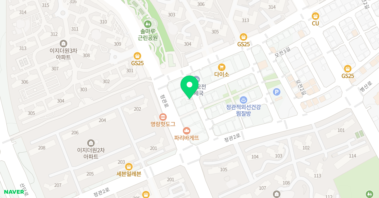 그리지오 미술학원 위치