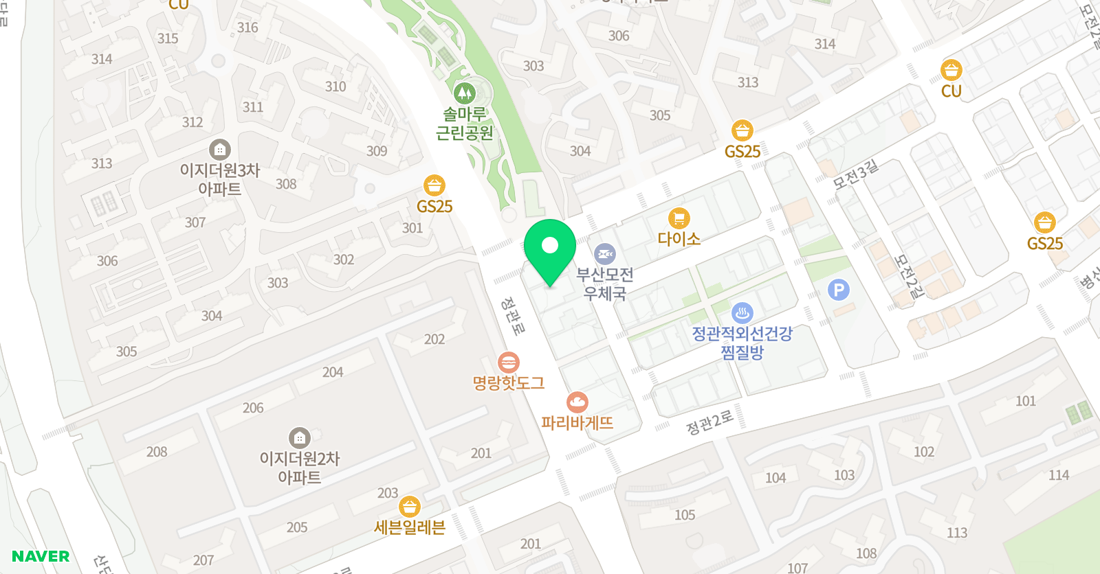 정관 가우디 미술학원 위치