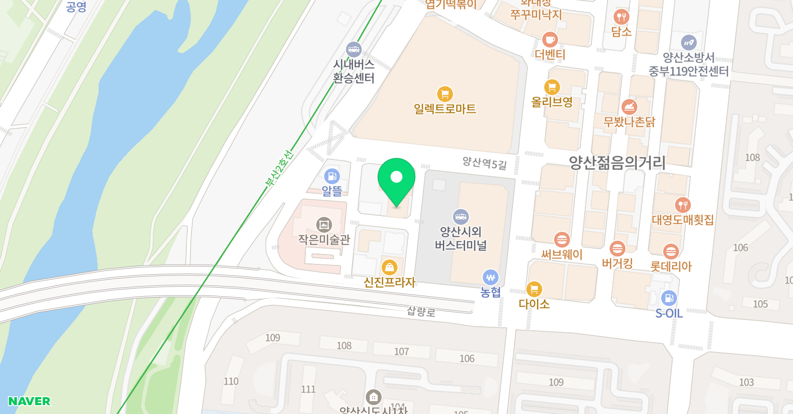 애니창아만화학원 위치
