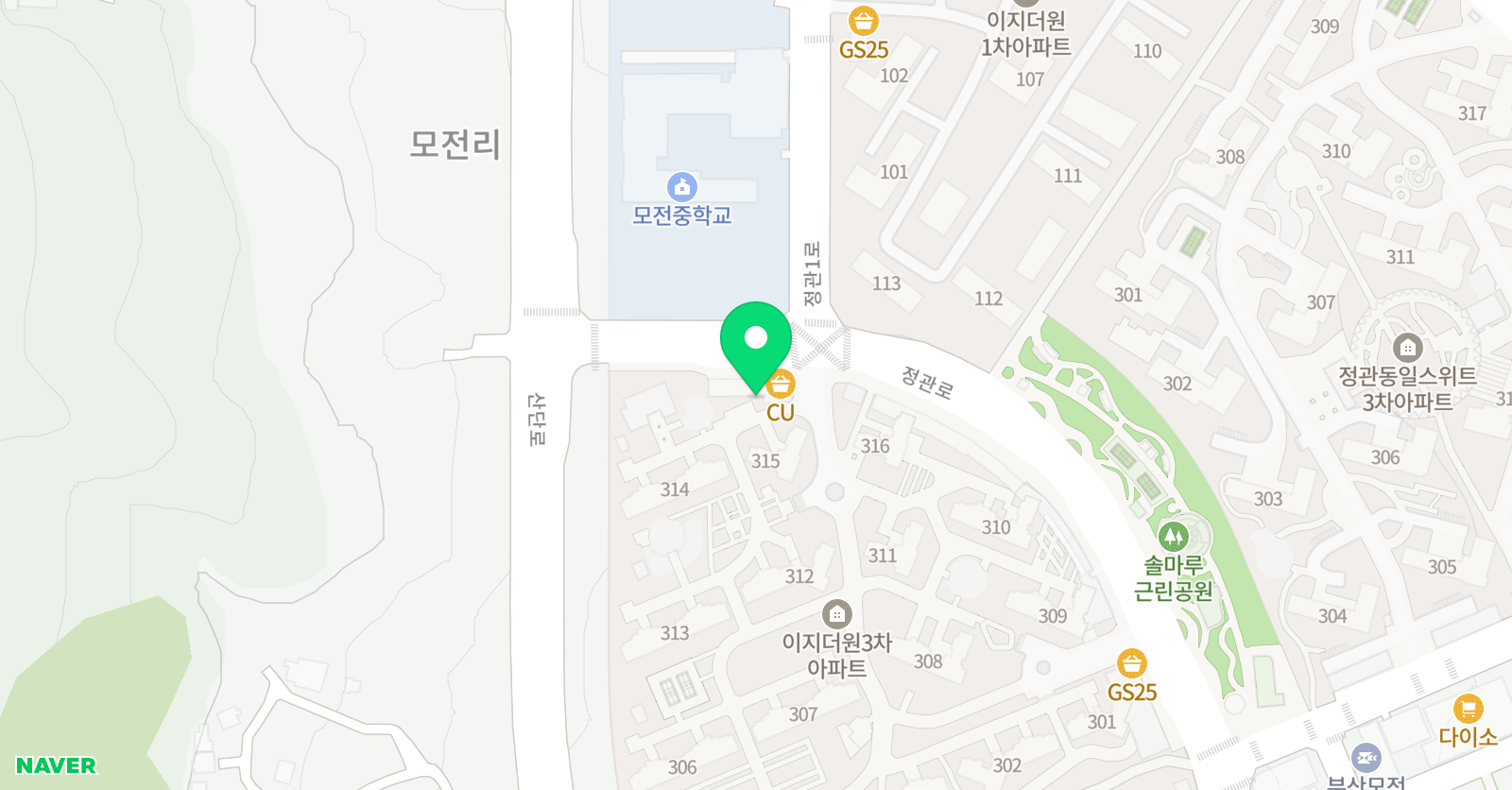 플라톤아카데미 독서토론논술 정관2호점 위치