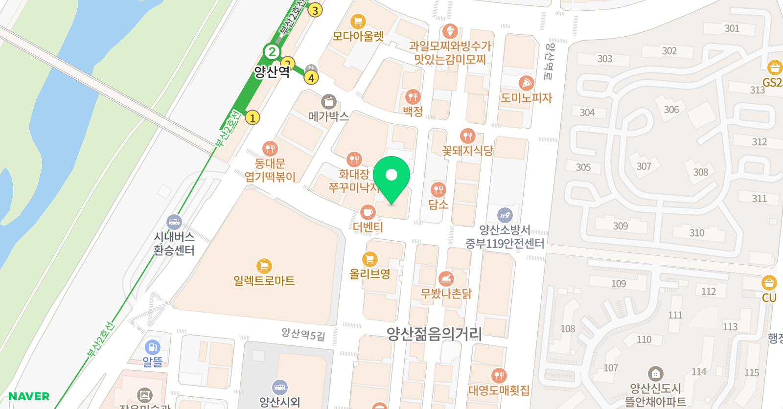 벨라 댄스학원 위치