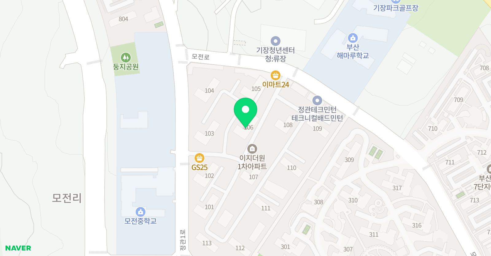 산다라 주산과암산 위치