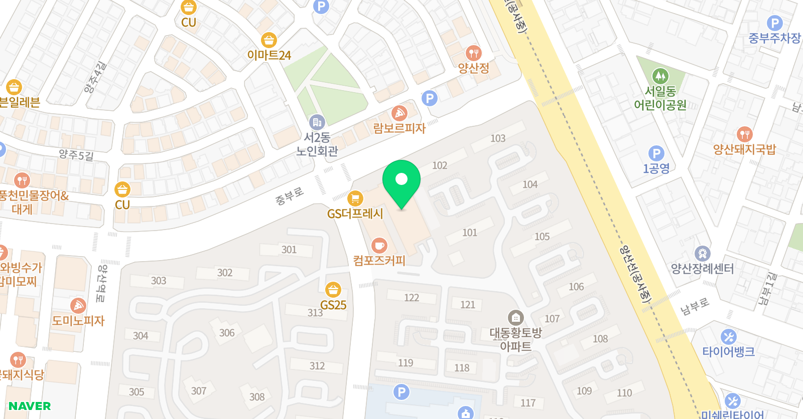 인벤션 음악학원 위치