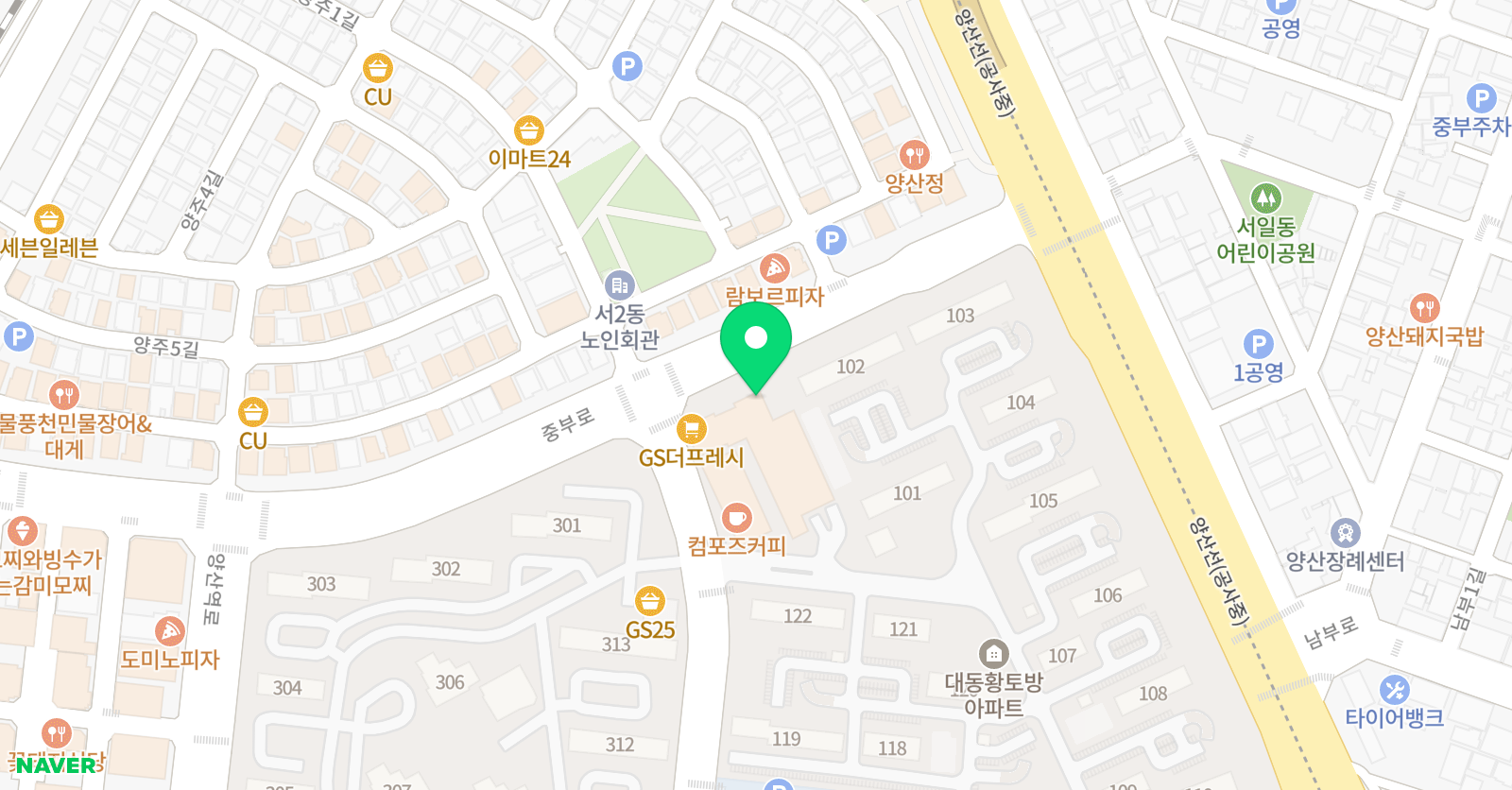 GOOD토킹 영어교습소 위치