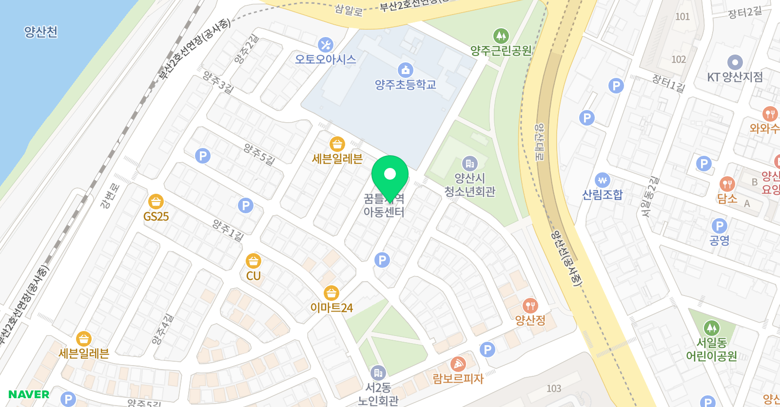 짱 미술학원 위치