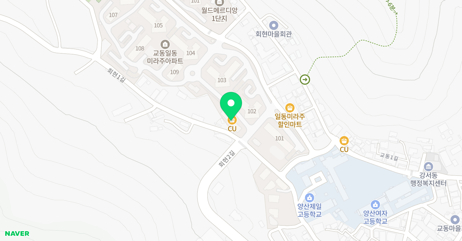 아르떼 미술학원 위치