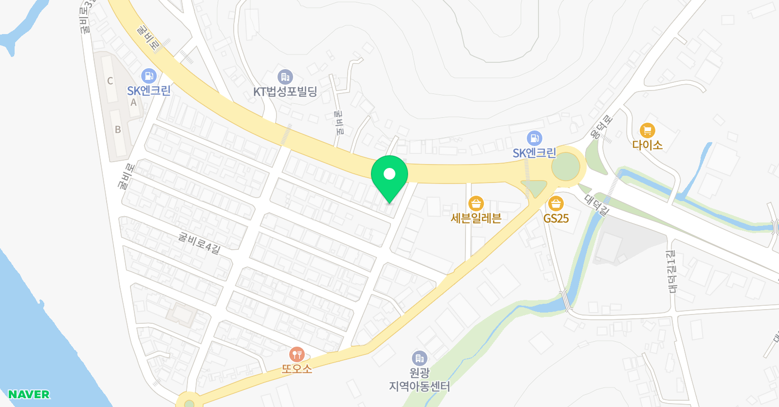 멘토르최강의 영어학원 위치