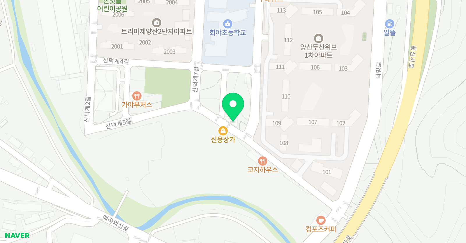 어린 음악대 어린화가들 회야원 위치