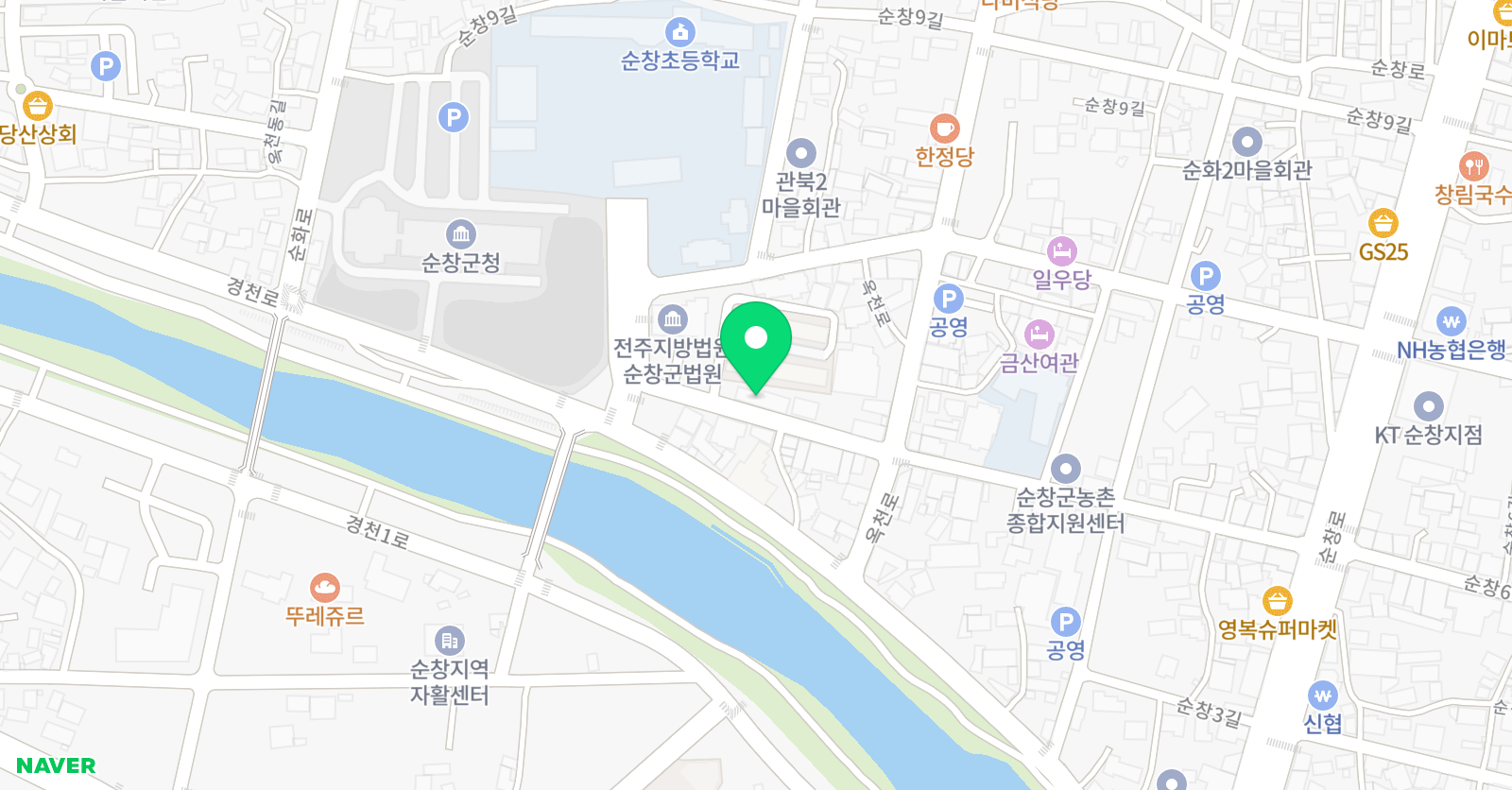 한솔플러스 수학교실 순창1교실 위치
