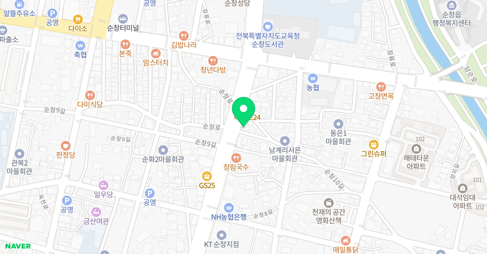 베스트 학원 위치