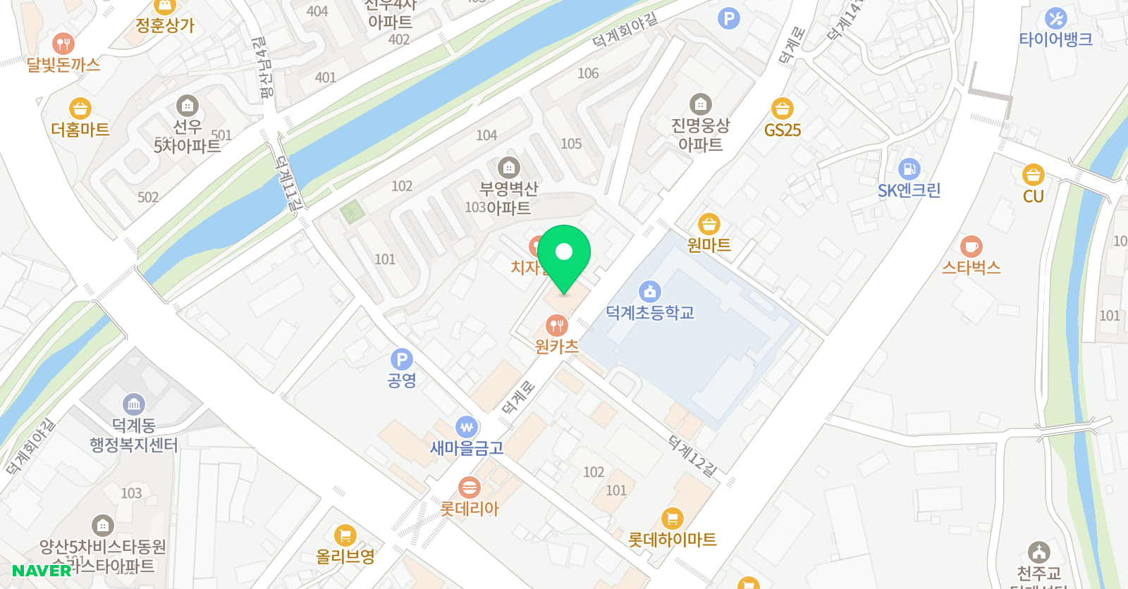 용호 태권도체육관 위치