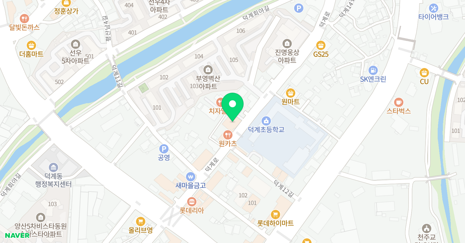 어린음악대 덕계원 위치