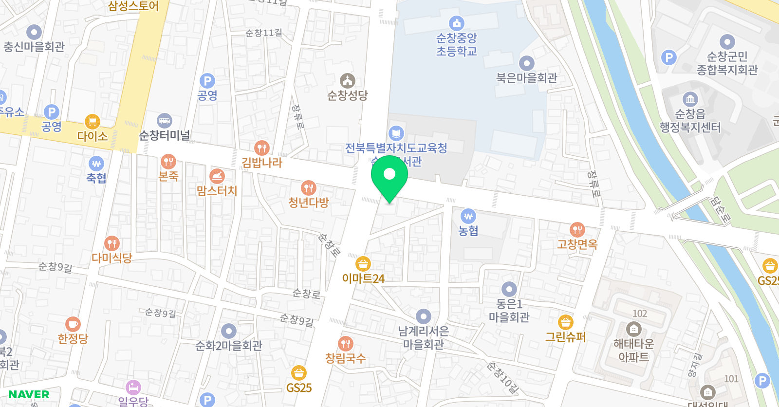 YBM잉글루 고려학원 위치