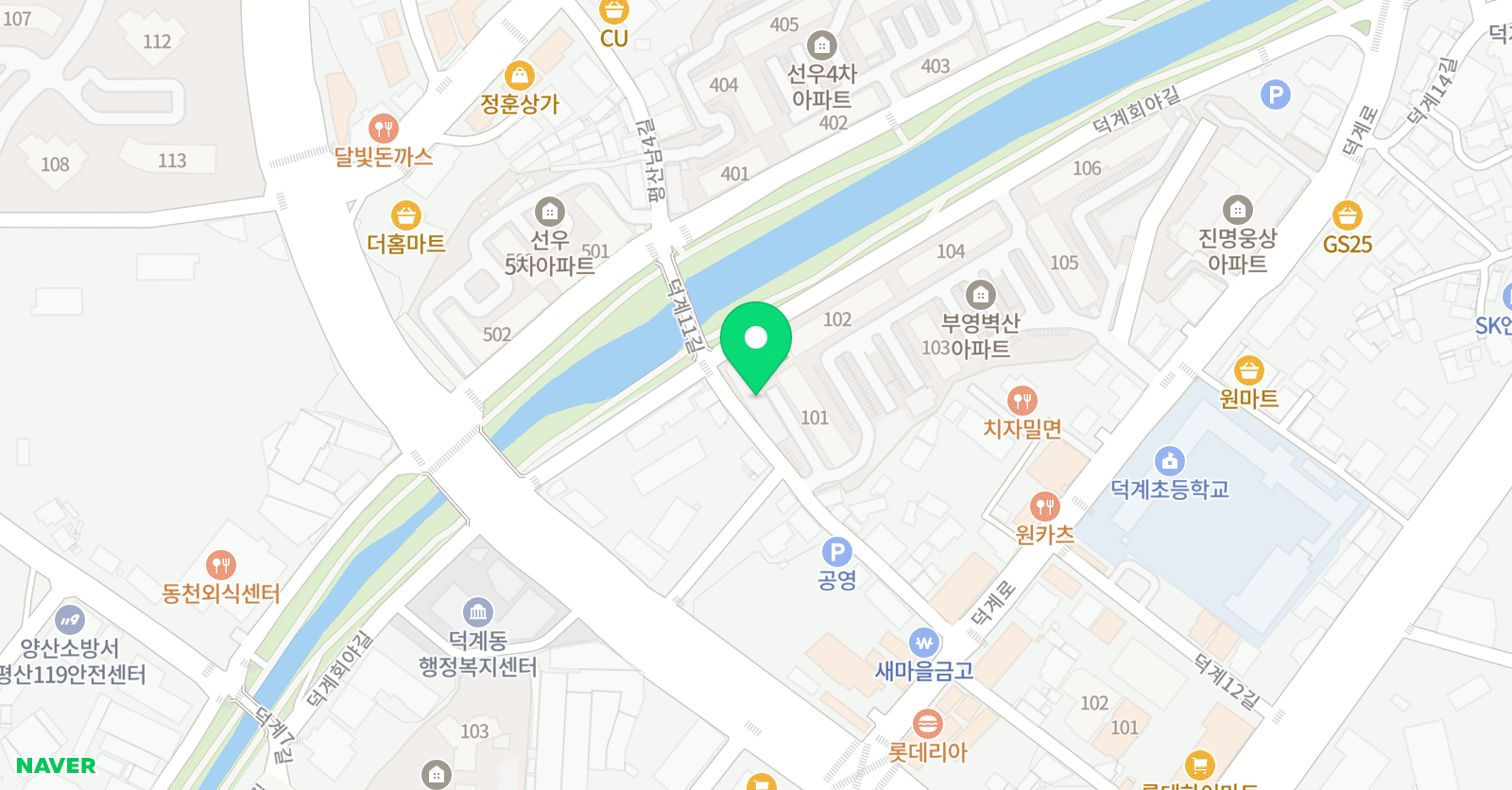 YI 수학교습소 위치