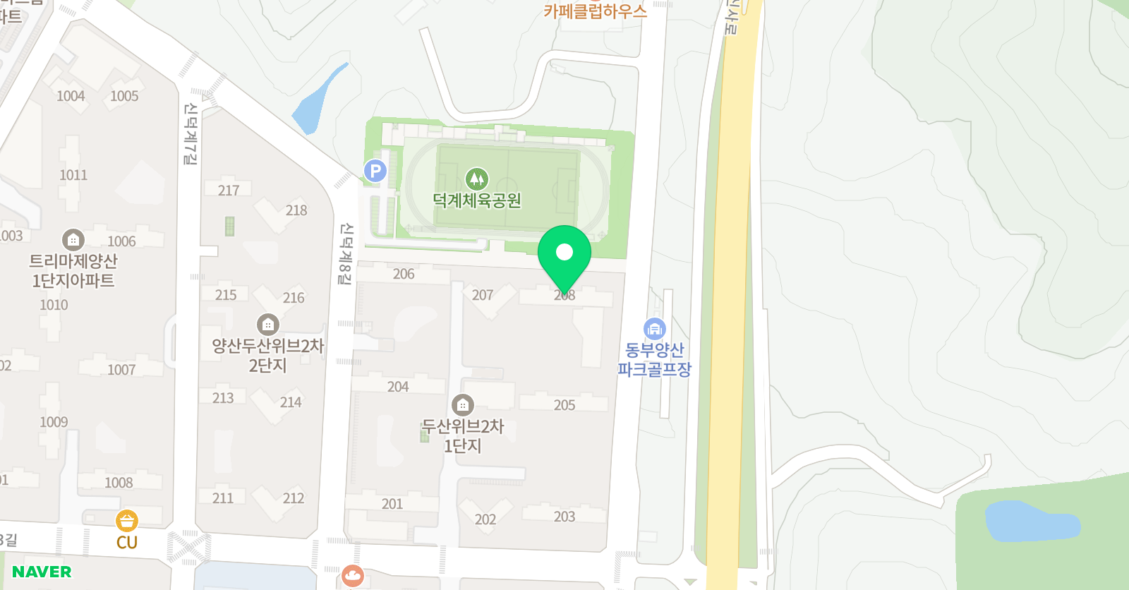 미래엔 수학 양산두산위브2차 위치