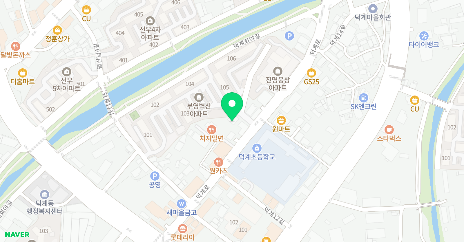 비상 잉글리시아이 영어학원 덕계명문학원 위치