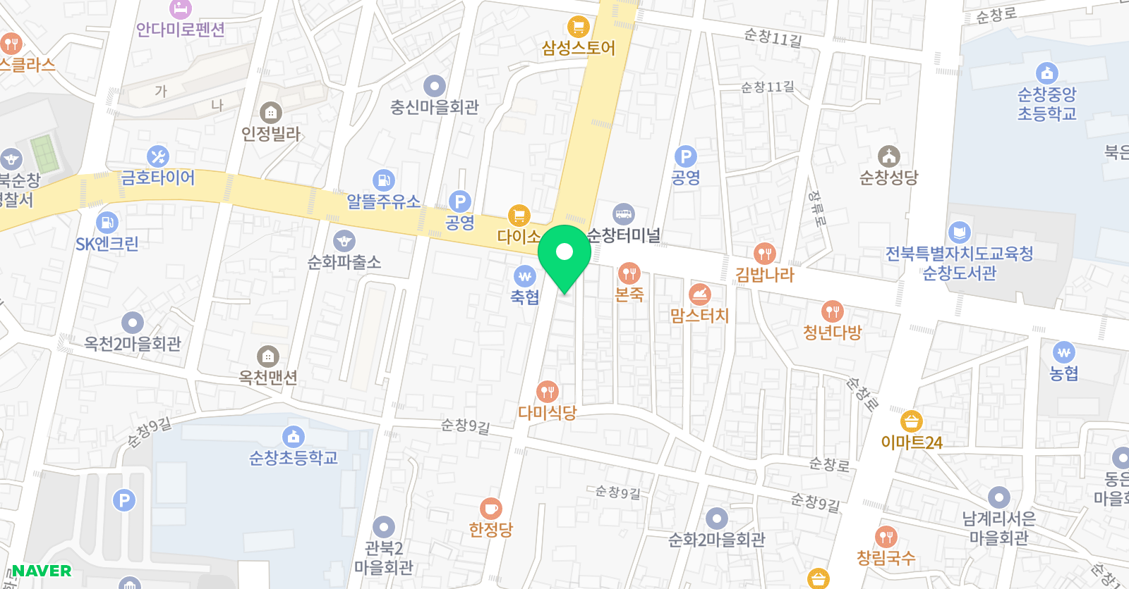 홍선생 수학전문학원 위치