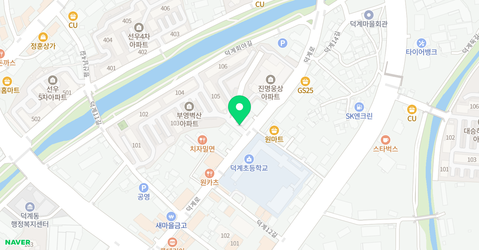 제이에이치 태권도 위치
