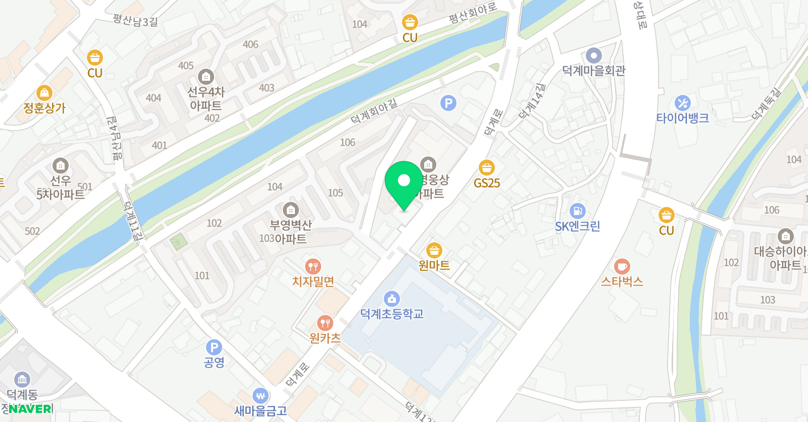 그림숲 미술학원 위치