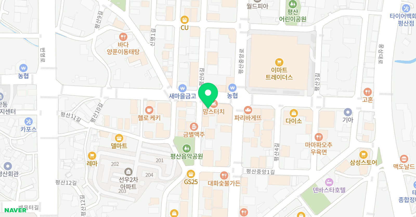 덕계페르마 수학학원 위치