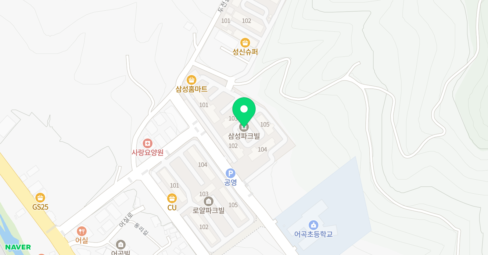 GNB 어학음악학원 위치