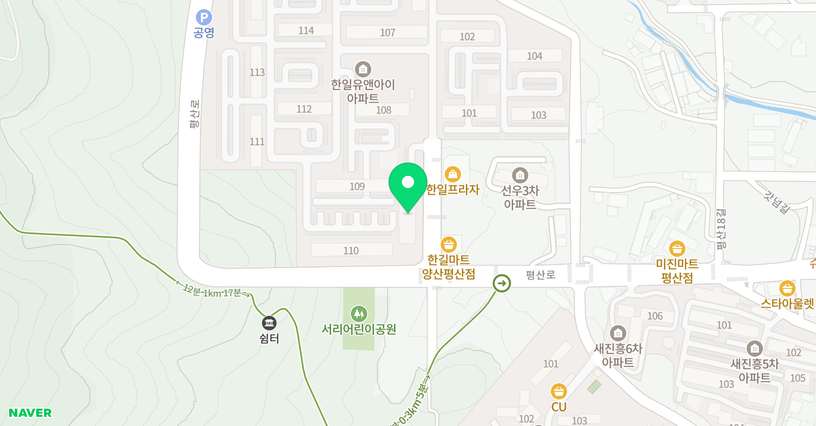 링키 영어 양산유앤아이점 위치