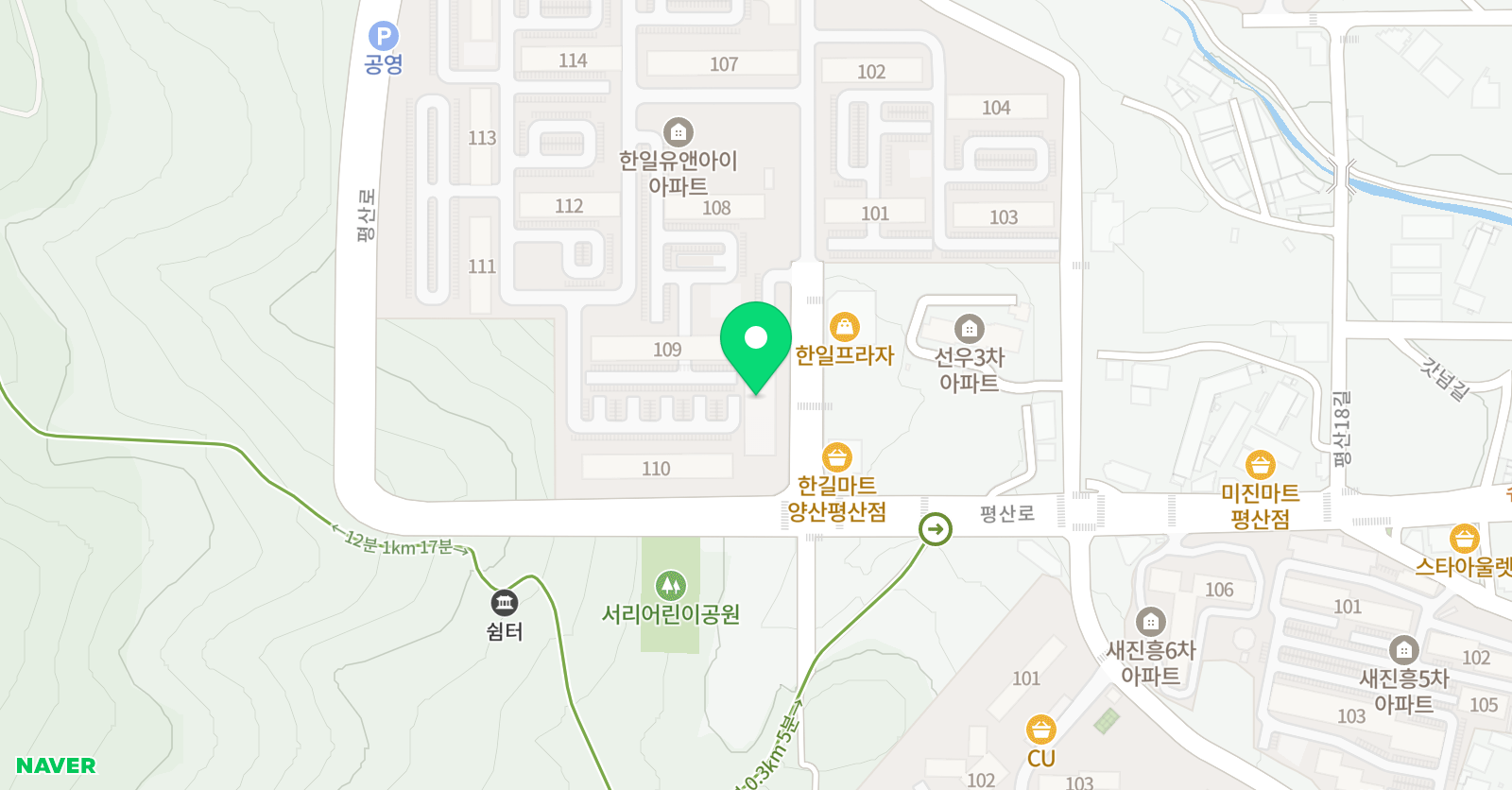 배움 학원 위치