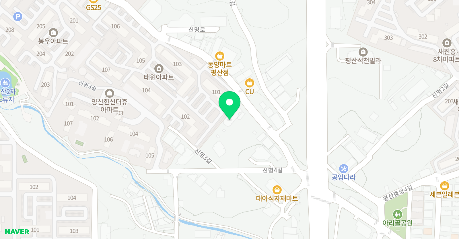 비전 학원 위치