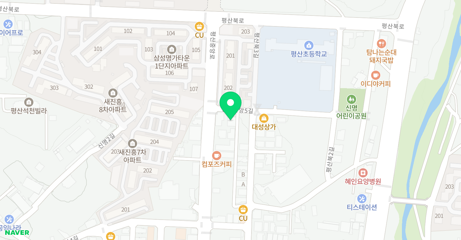 엘리프어학원 어린음악대 어린화가들 평산셀라원 위치