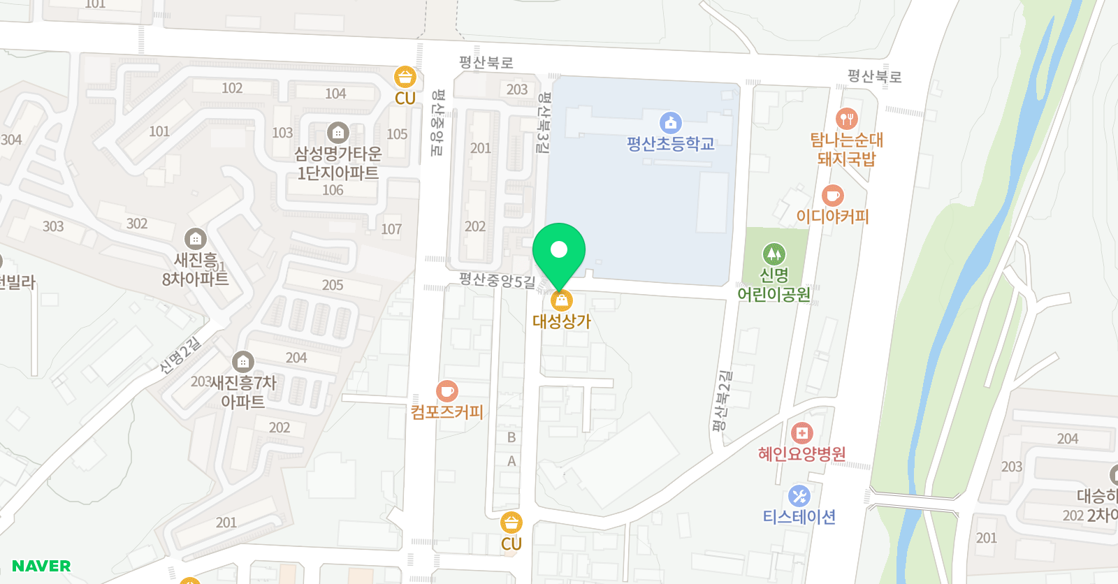 스마트해법 영어 평산랩교습소 위치