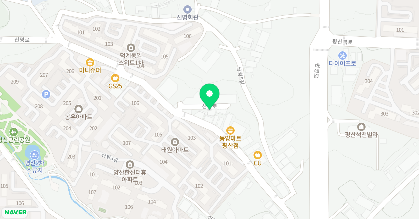 김민정 무용미술학원 위치