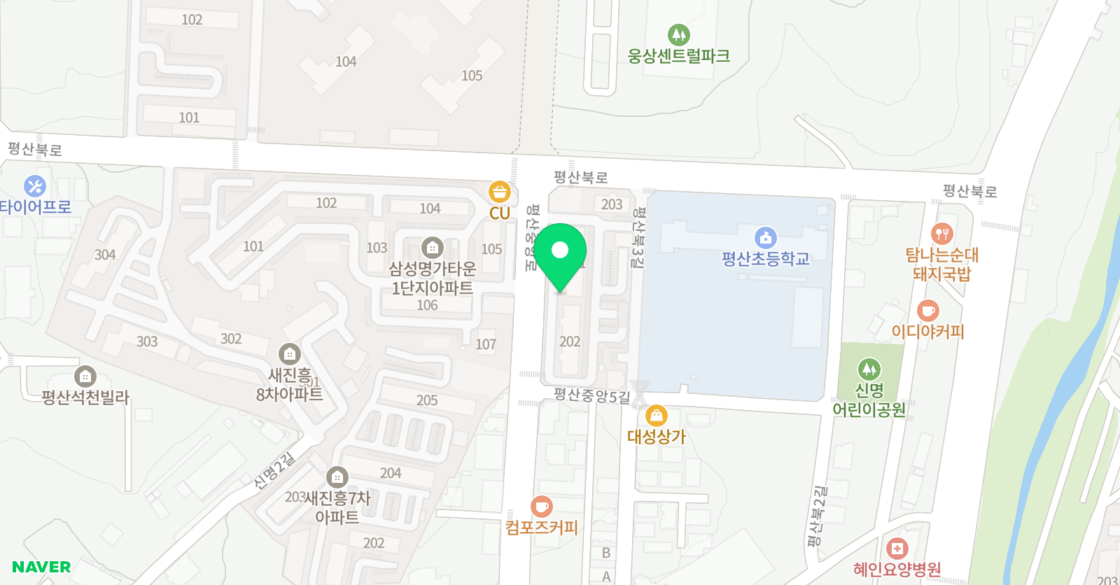3030영어 평산삼성명가타운센터 위치