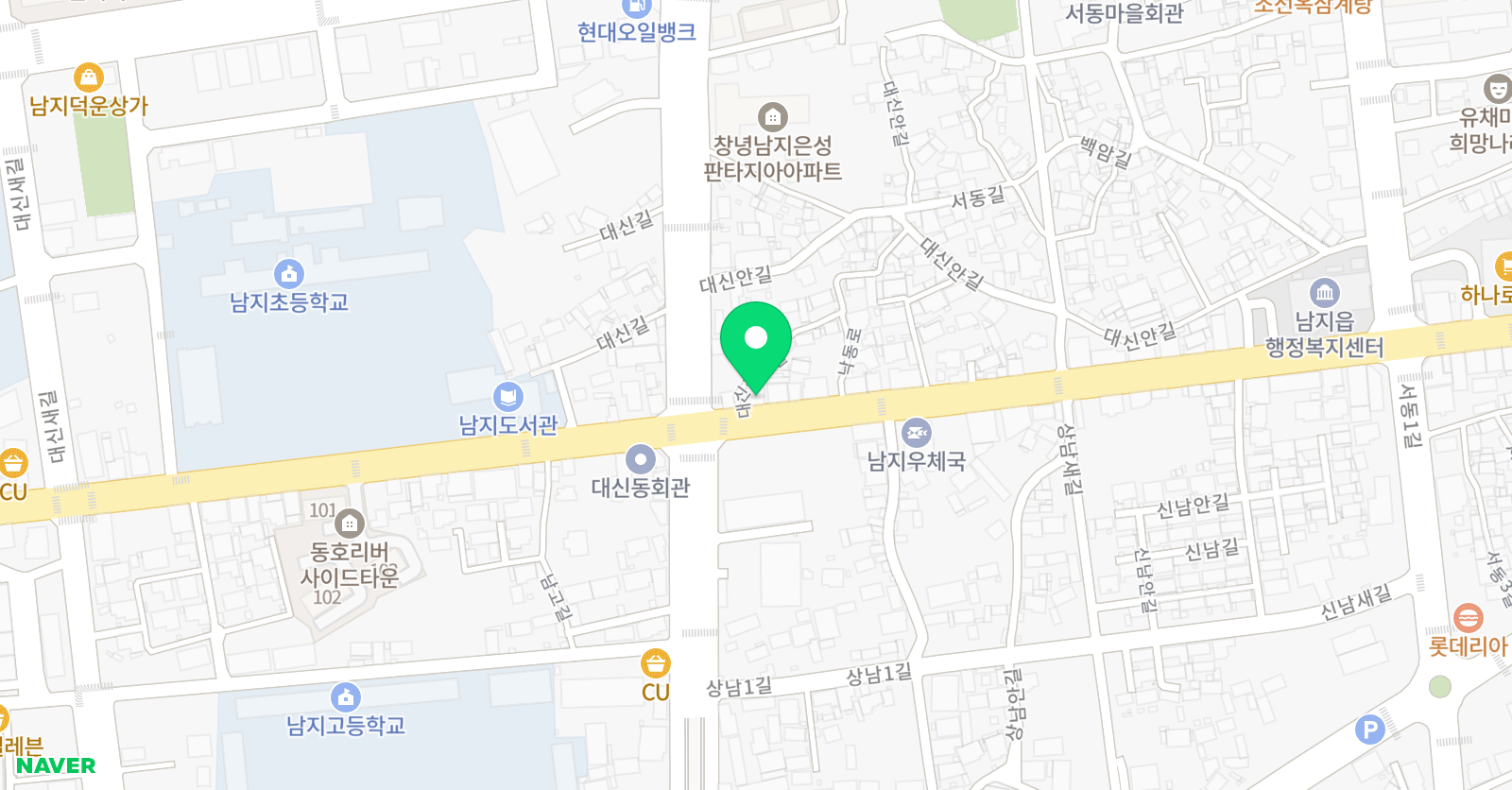 튼튼영어마스터클럽 창녕남지제2MC점 위치