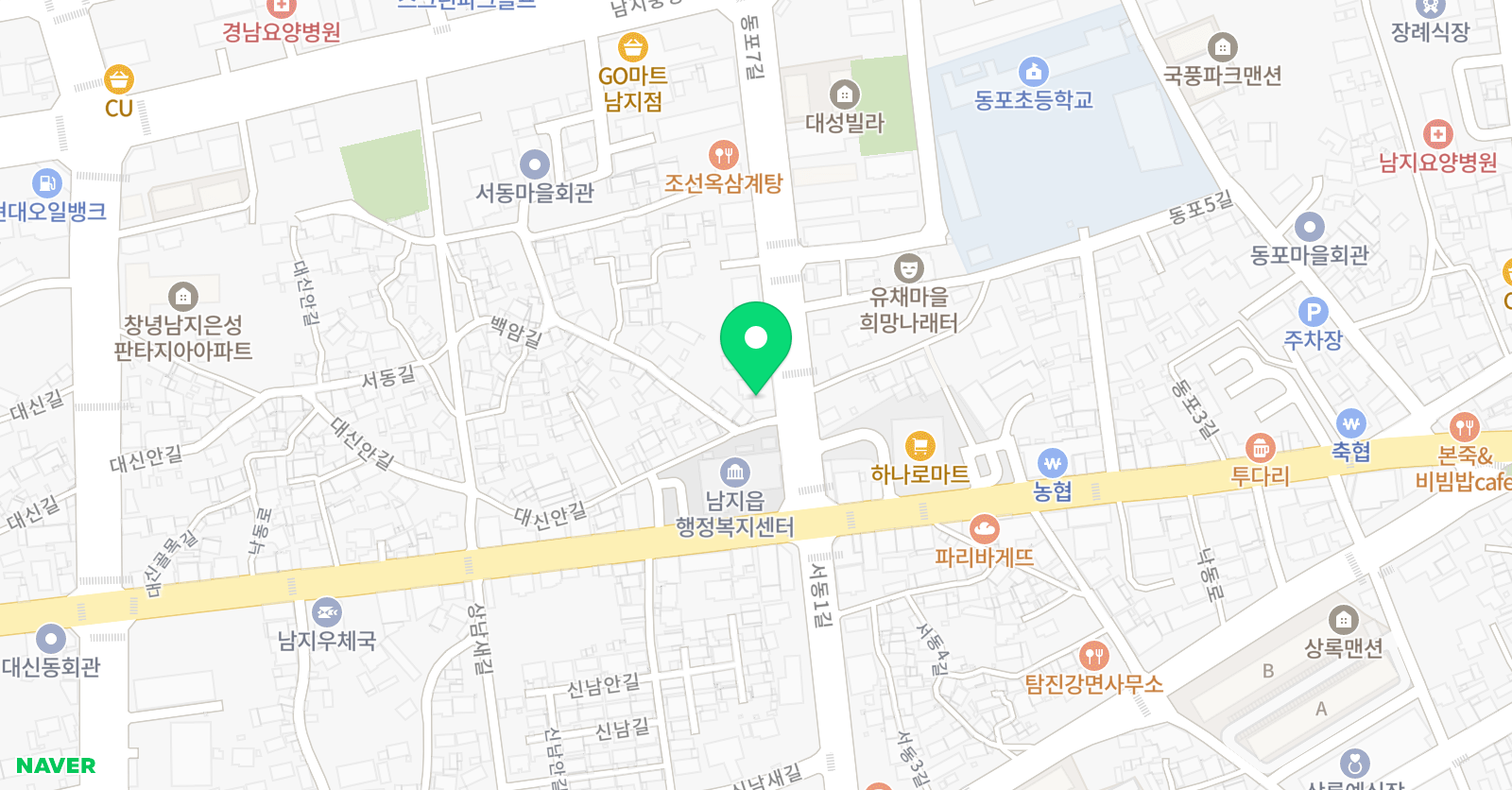 엘리트뮤엠 영어학원 위치