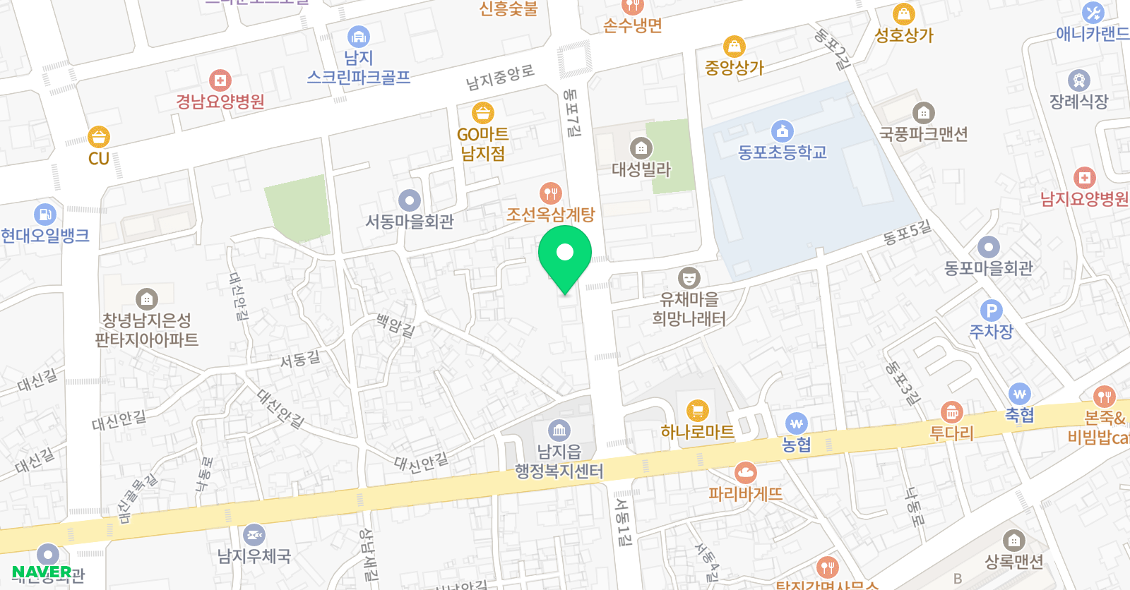 한솔 미술학원 위치