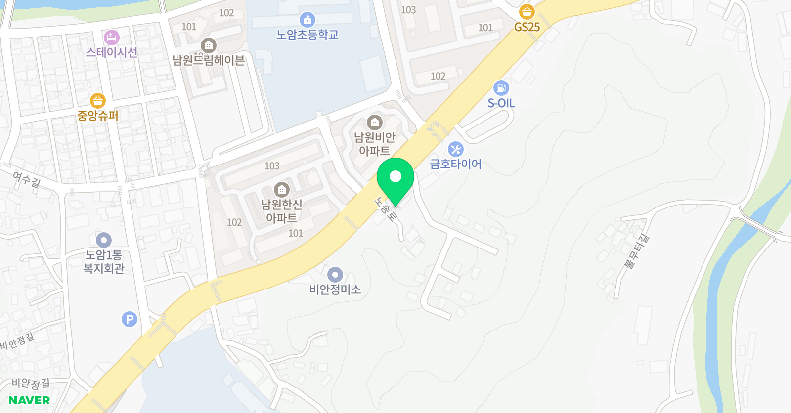 고려 태극 태권도장 위치
