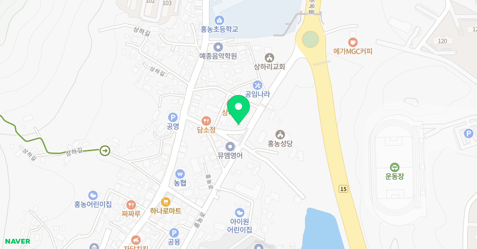 어린 음악 대글로리원 위치