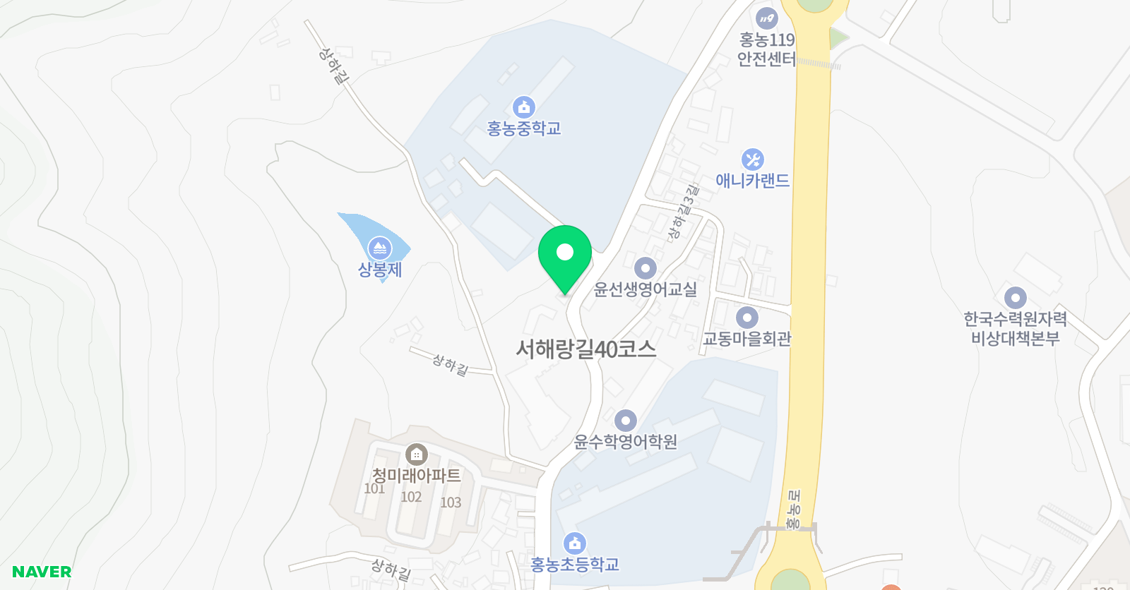 한우리독서토론논술 영광홍농교실 위치