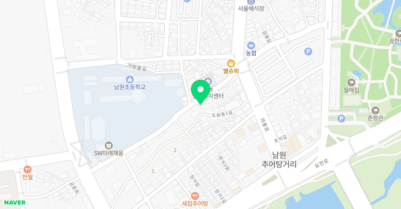 오랜지 피아노교습소 위치