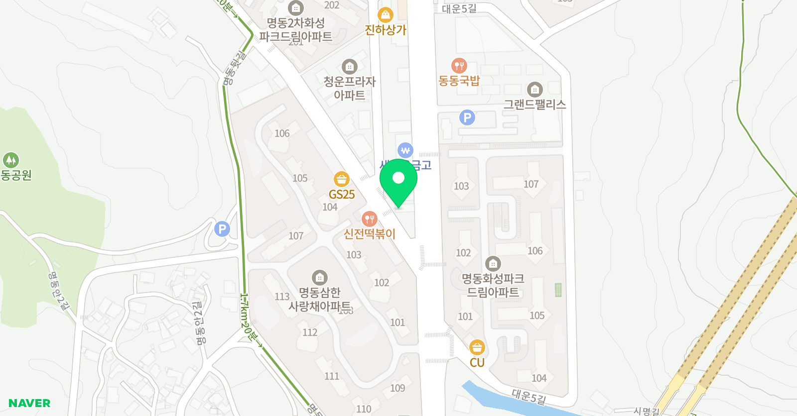 이화 수학학원 위치