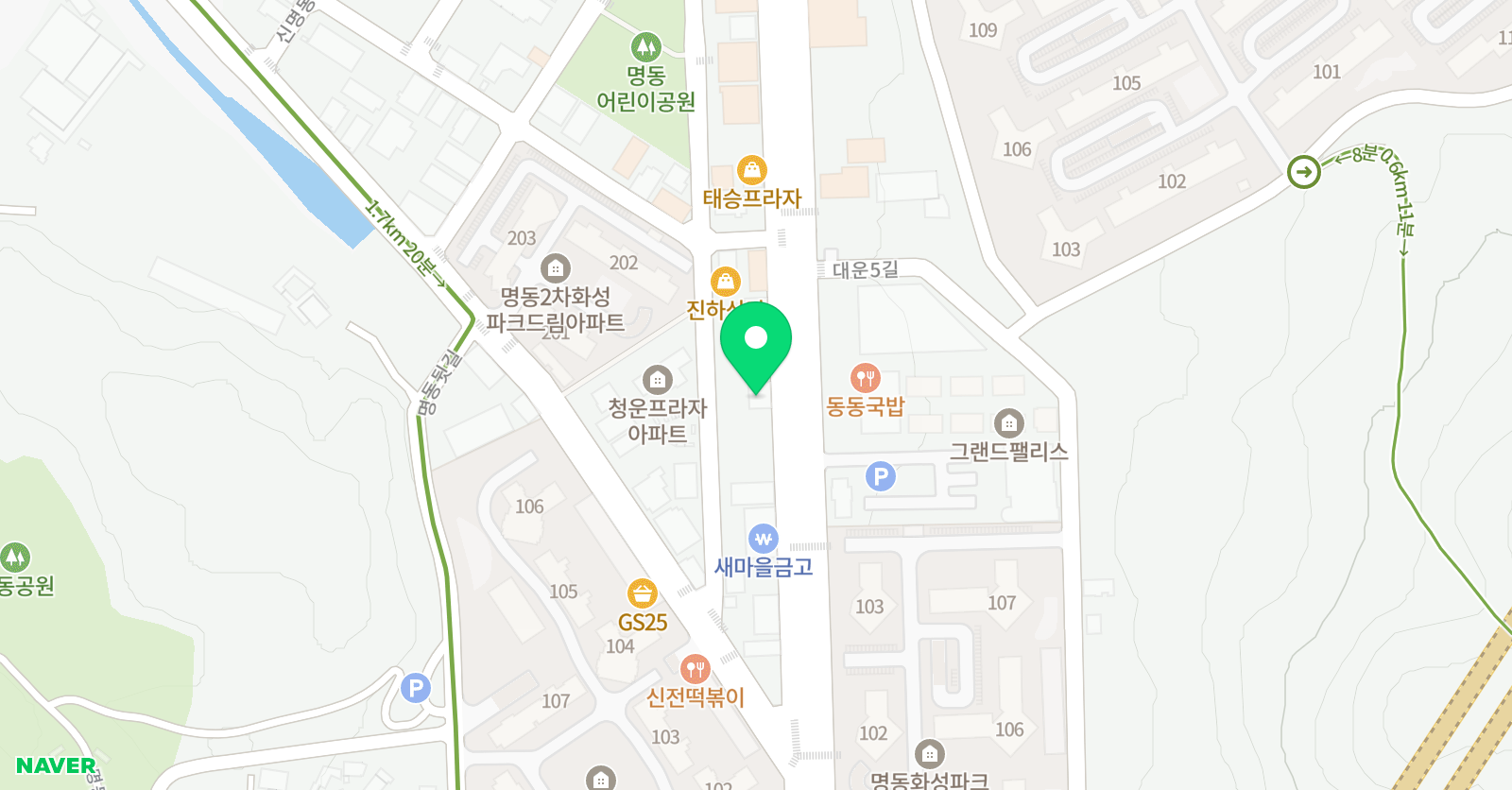 제이엠 무용학원 위치